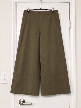SPANX Supersmooth Stretch Twill Cropped Wide Leg Pant